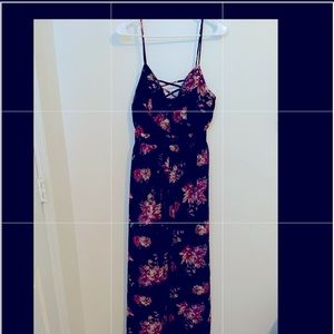 Spaghetti strap romper dress